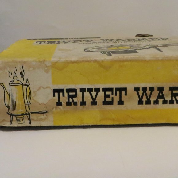 Vintage Viking Trivet Warmer With Candle In Original Box - Picture 7 of 7